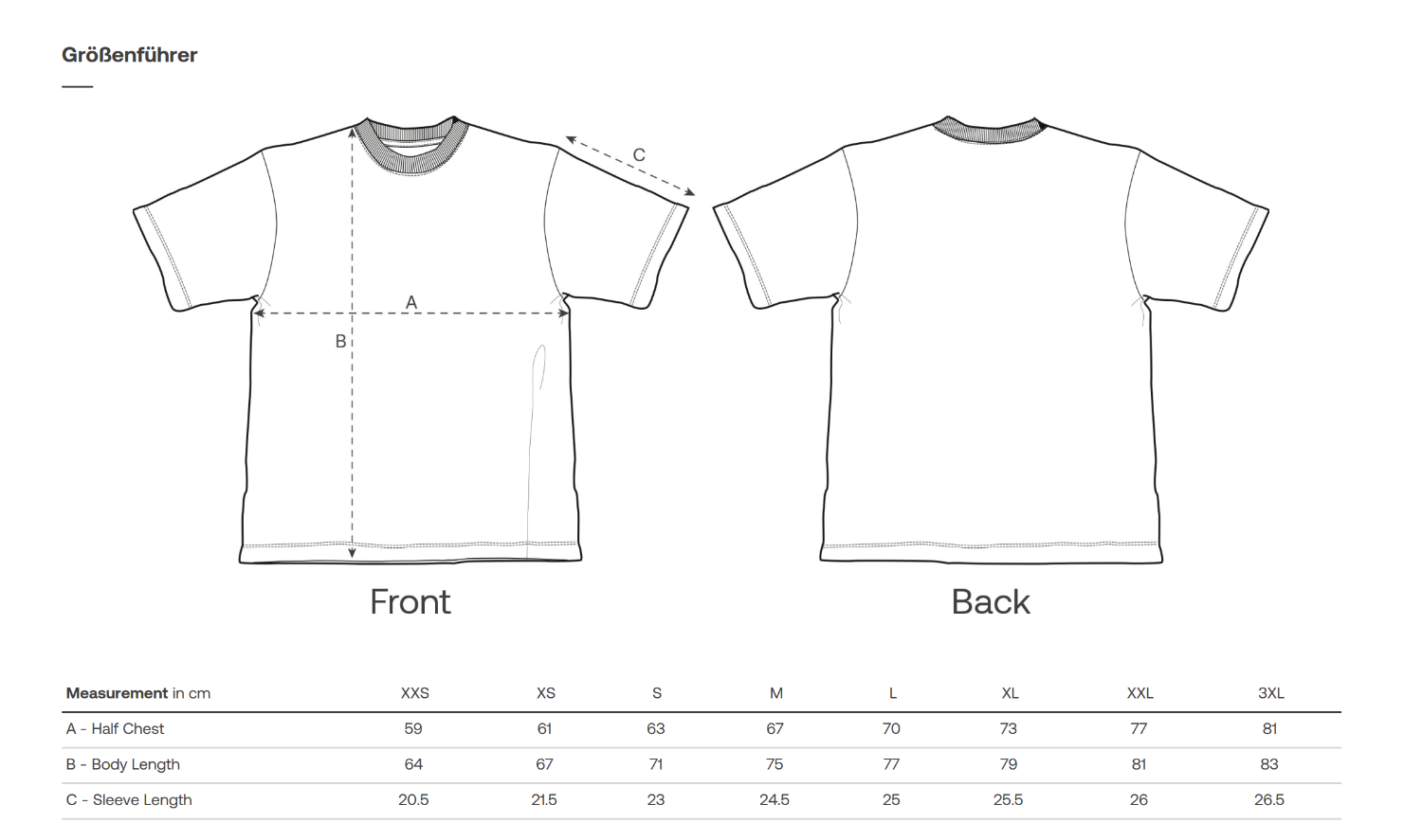 Grössenrechner_Luctor_Baumwoll_Tshirt